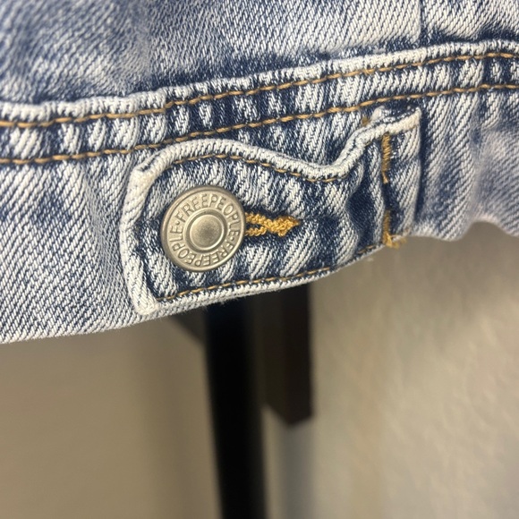 Free People Blue Jean Jacket - Picture 6 of 6
